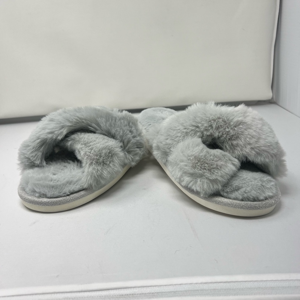 Grey slippers
